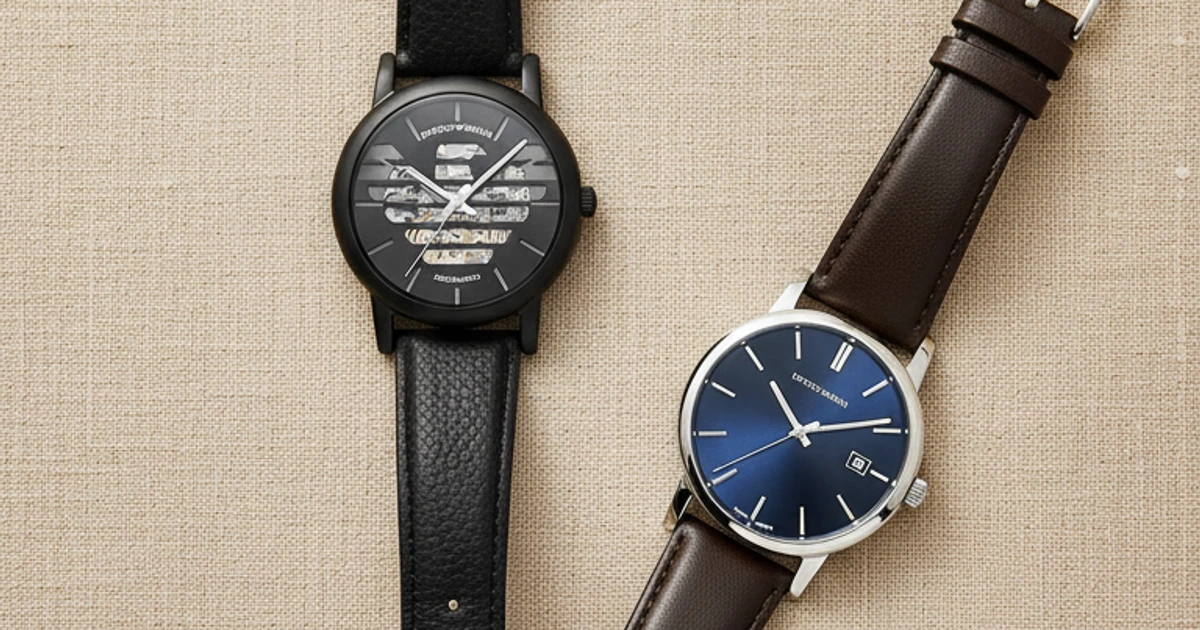 Collection Emporio Armani homme — vue d'ensemble