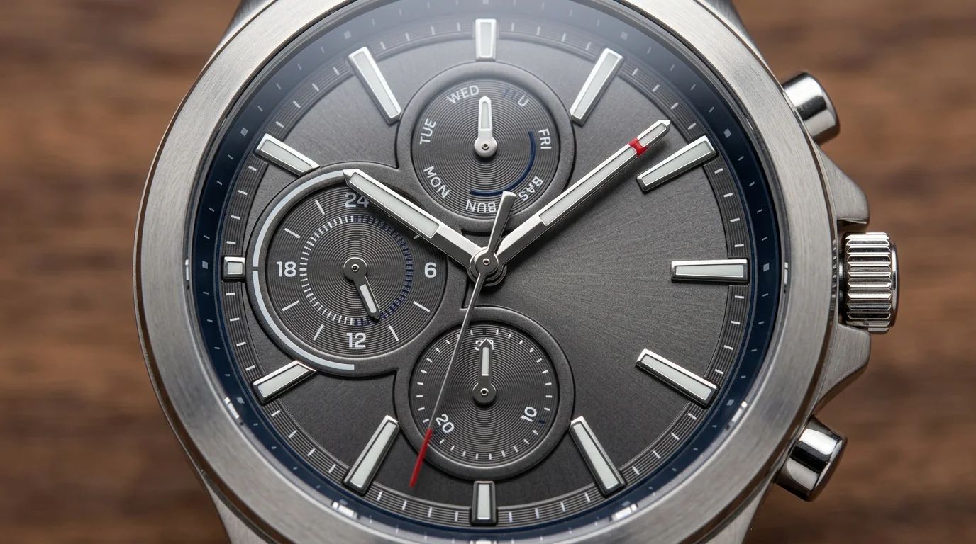 Gros plan éditorial sur une montre Tommy Hilfiger évoquant l'article Montre Homme Pas Cher : Guide Complet des Meilleures Offres 2026