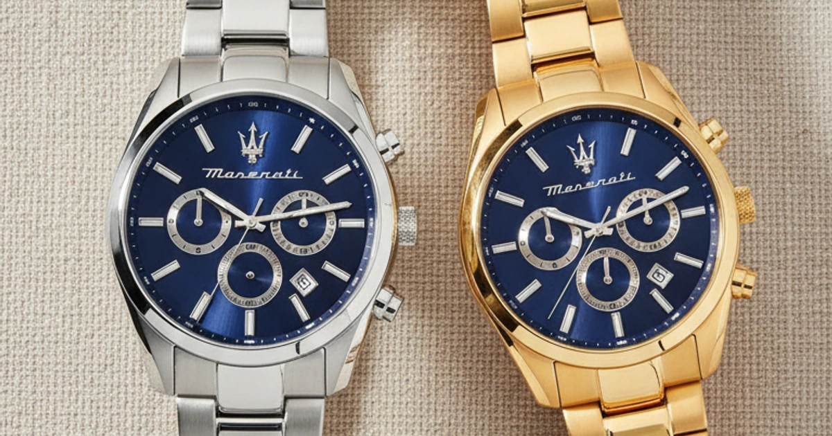 Collection Maserati homme — vue d'ensemble