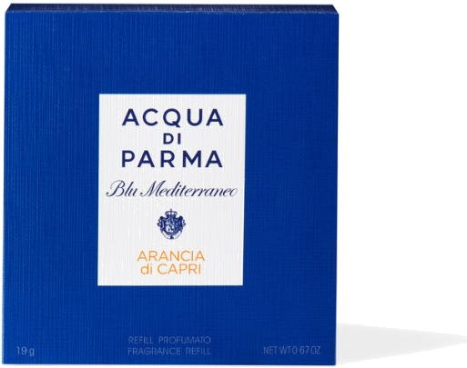 Recharge de parfum d'ambiance Acqua Di Parma Arancia di Capri Blue Mediterraneo pour diffuseur de voiture - Réf. 62227 vue 2