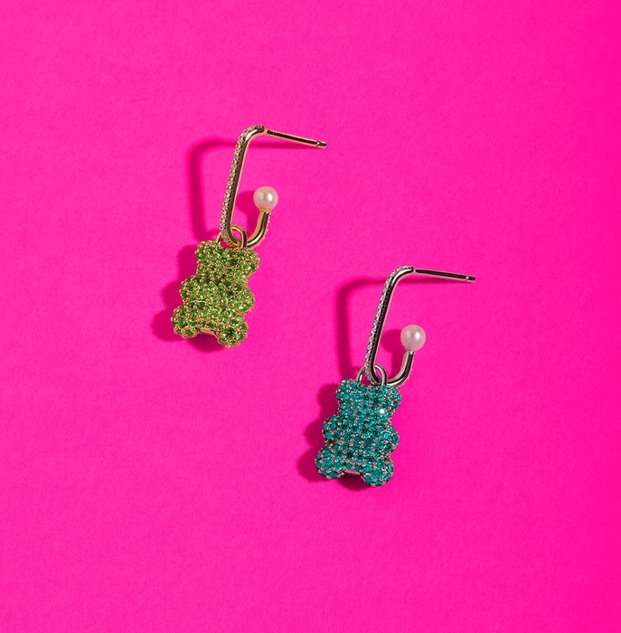 Boucle d'oreille APM Monaco Yummy Bear Baby Clip Wonderland en or jaune - Réf. YE13983XLIYPL vue 3