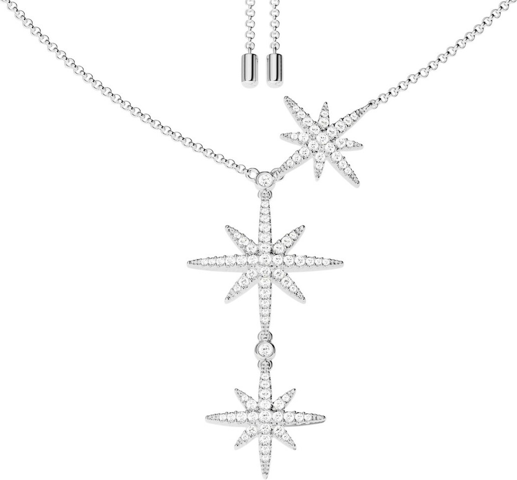 Collier ajustable APM Monaco Triple Météorites en argent 925