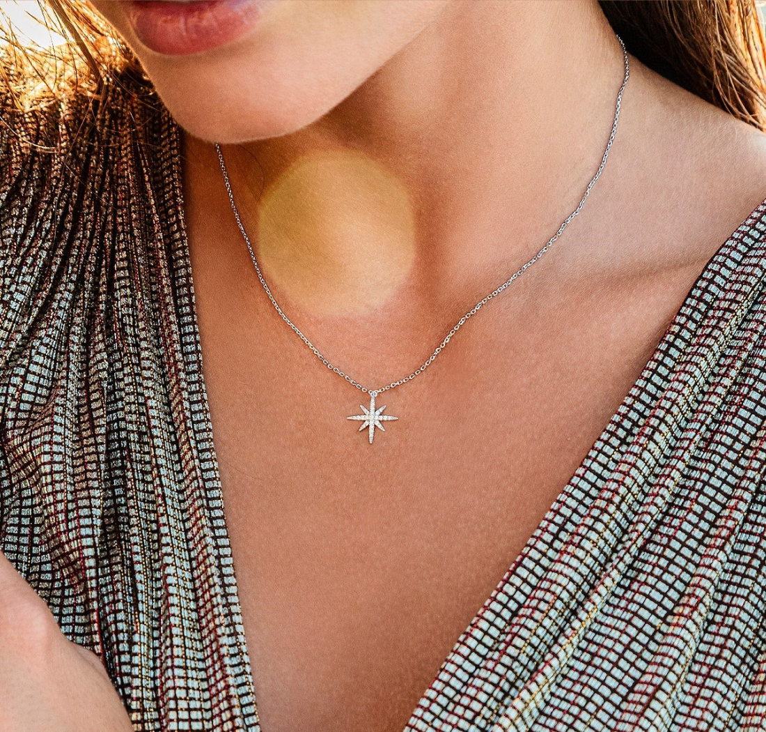 Collier ajustable pour femme APM Monaco Météorite Mini en argent 925, réf. AC6685OX vue 2