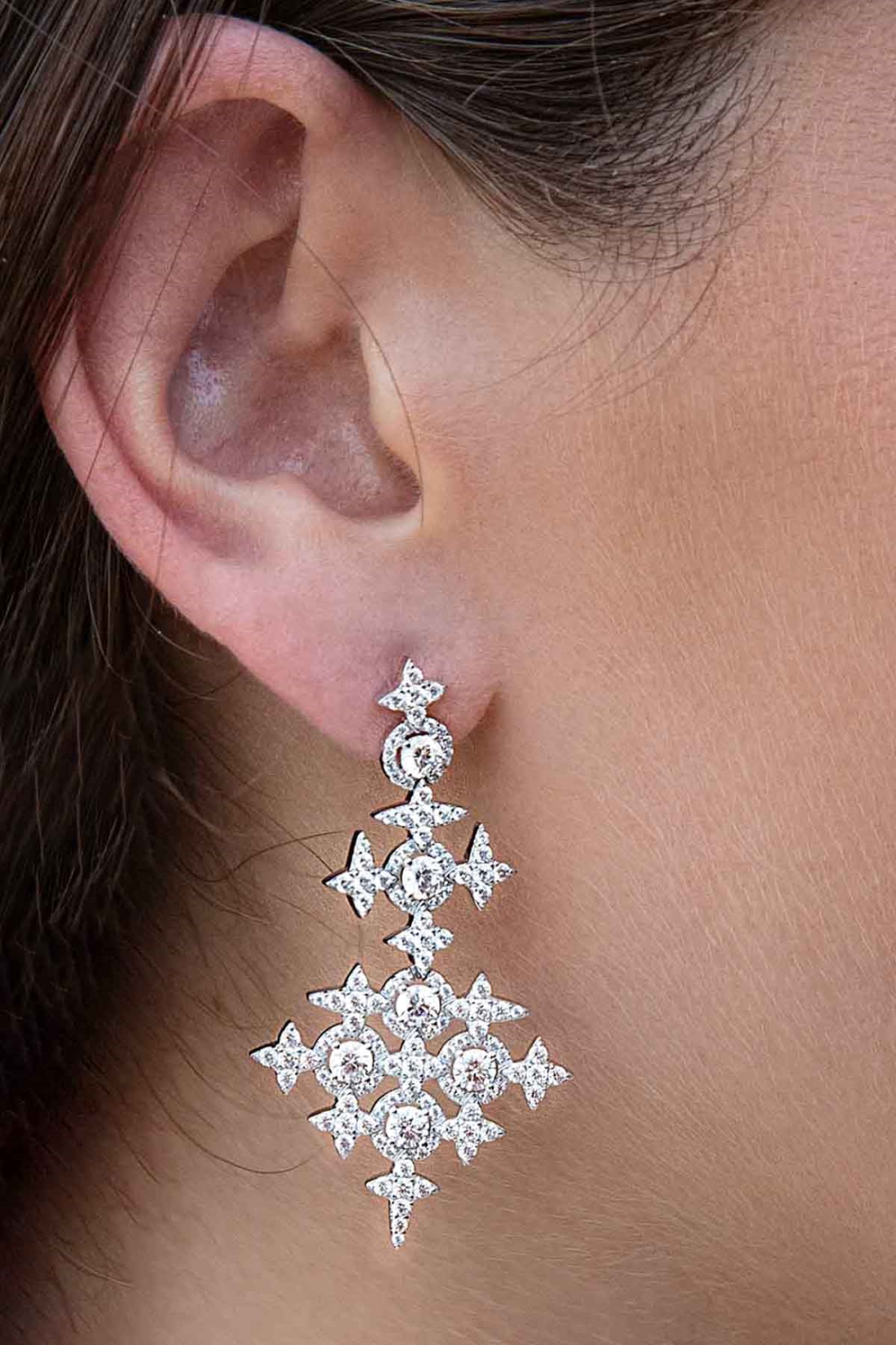 Boucles d'oreilles APM Monaco AE10964OX en argent 925, motif étoiles, pour femme vue 3