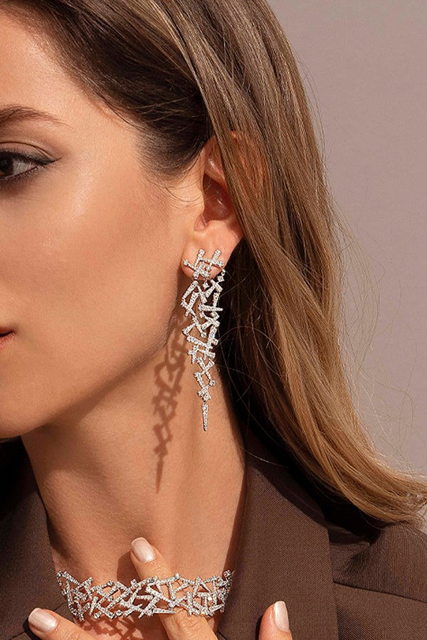 Boucles d'oreilles femme APM Monaco Signature Festival en argent 925, réf. AE13164OX vue 2