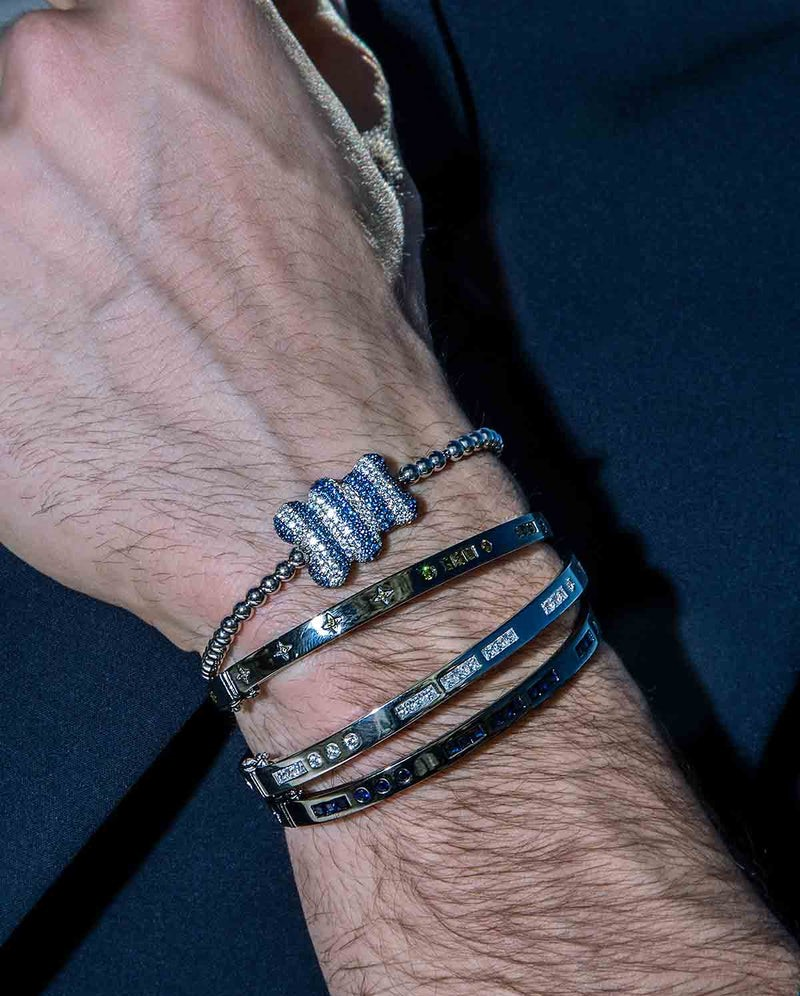 Bracelet ajustable unisexe APM Monaco Yummy Bear Saint Tropez en argent 925 - Réf. 109862 vue 2