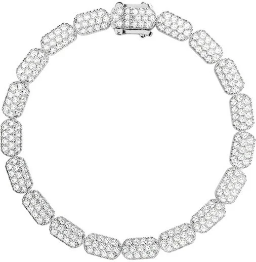 Bracelet APM Monaco Yacht Club en argent 925 pavé de cristaux