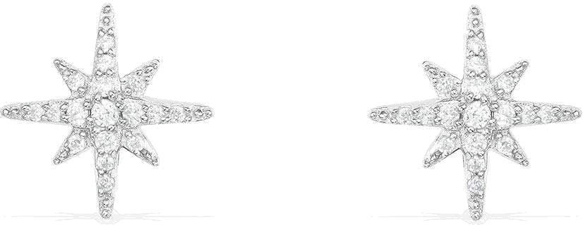 Boucles d'oreilles APM Monaco Météorites en argent 925 avec zirconiums - Réf. AE8419OX