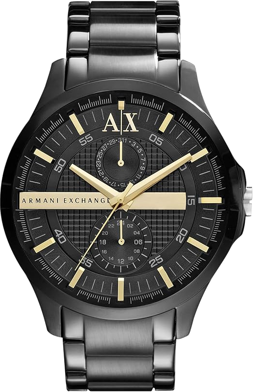 Montre Homme Armani Exchange Hampton AX2121 bracelet acier noir