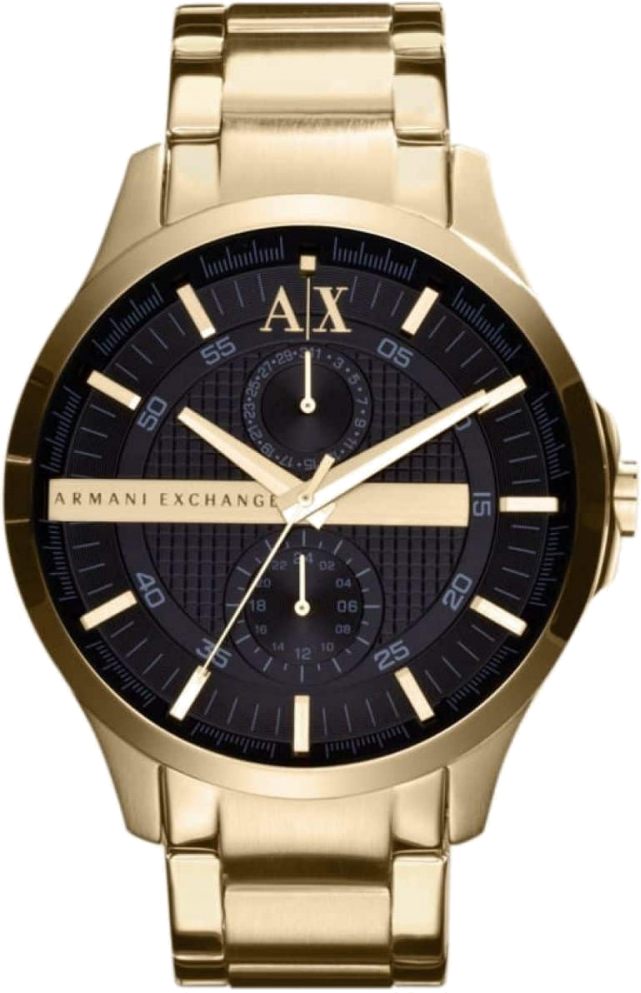 Montre Armani Exchange Smart Chrono AX2122 en acier doré