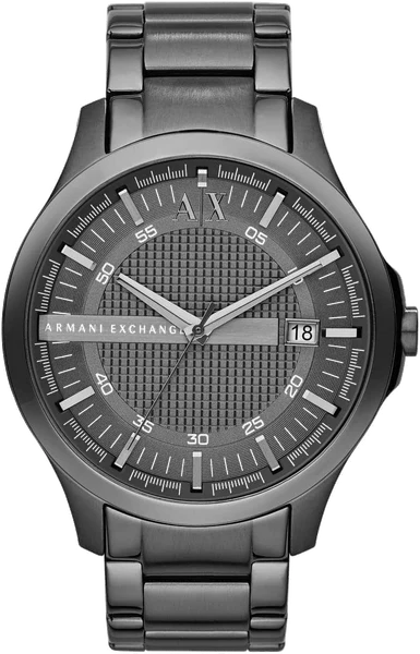 Montre Homme Armani Exchange Hampton AX2135 bracelet acier gris cadran gris