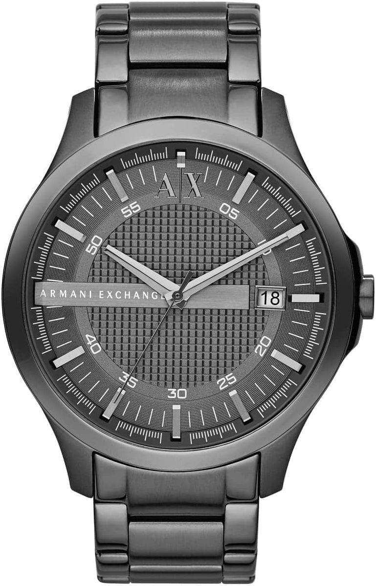 Montre Homme Armani Exchange Hampton AX2135 bracelet acier gris cadran gris
