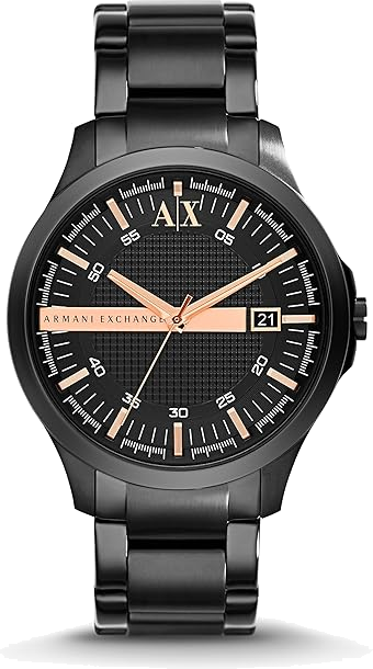 Montre Homme Armani Exchange Hampton AX2150 bracelet acier noir