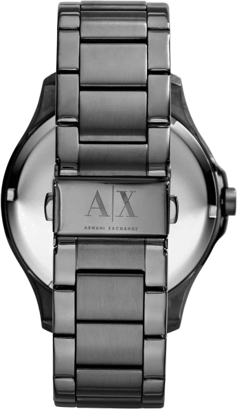 Montre Homme Armani Exchange Hampton AX2135 bracelet acier gris cadran gris vue 3