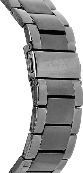 Montre Homme Armani Exchange Hampton AX2135 bracelet acier gris cadran gris vue 4