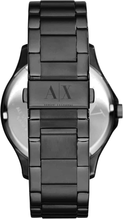 Montre Homme Armani Exchange AX2150 - Cadran et bracelet acier noir vue 3