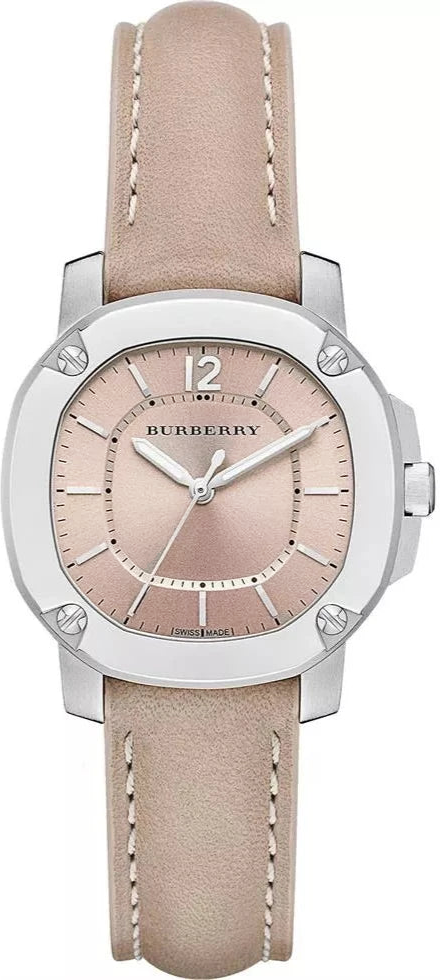 Montre Homme Burberry BBY1700 The Britain Cuir Beige Swiss Made