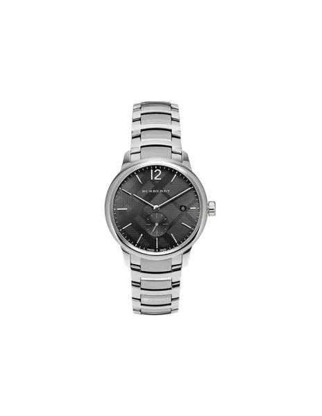 Montre Burberry The Classic Round BU10005 Cadran noir acier inoxydable