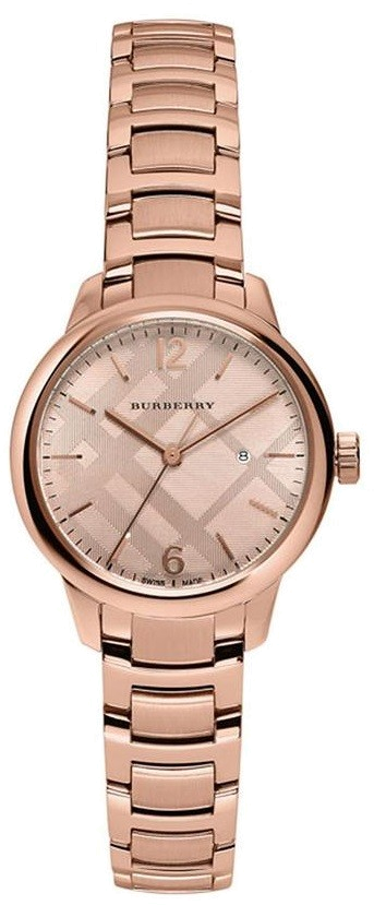 Montre Femme Burberry BU10116 Acier Rose Gold 32mm