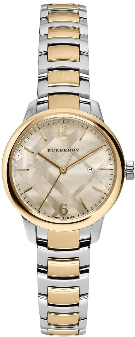 Montre Femme Burberry BU10118 Classic Round Acier Bicolore