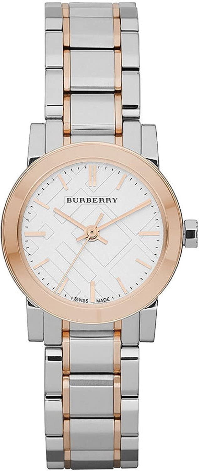 Montre Femme Burberry BU9205 The City Acier Bicolore Rose Gold