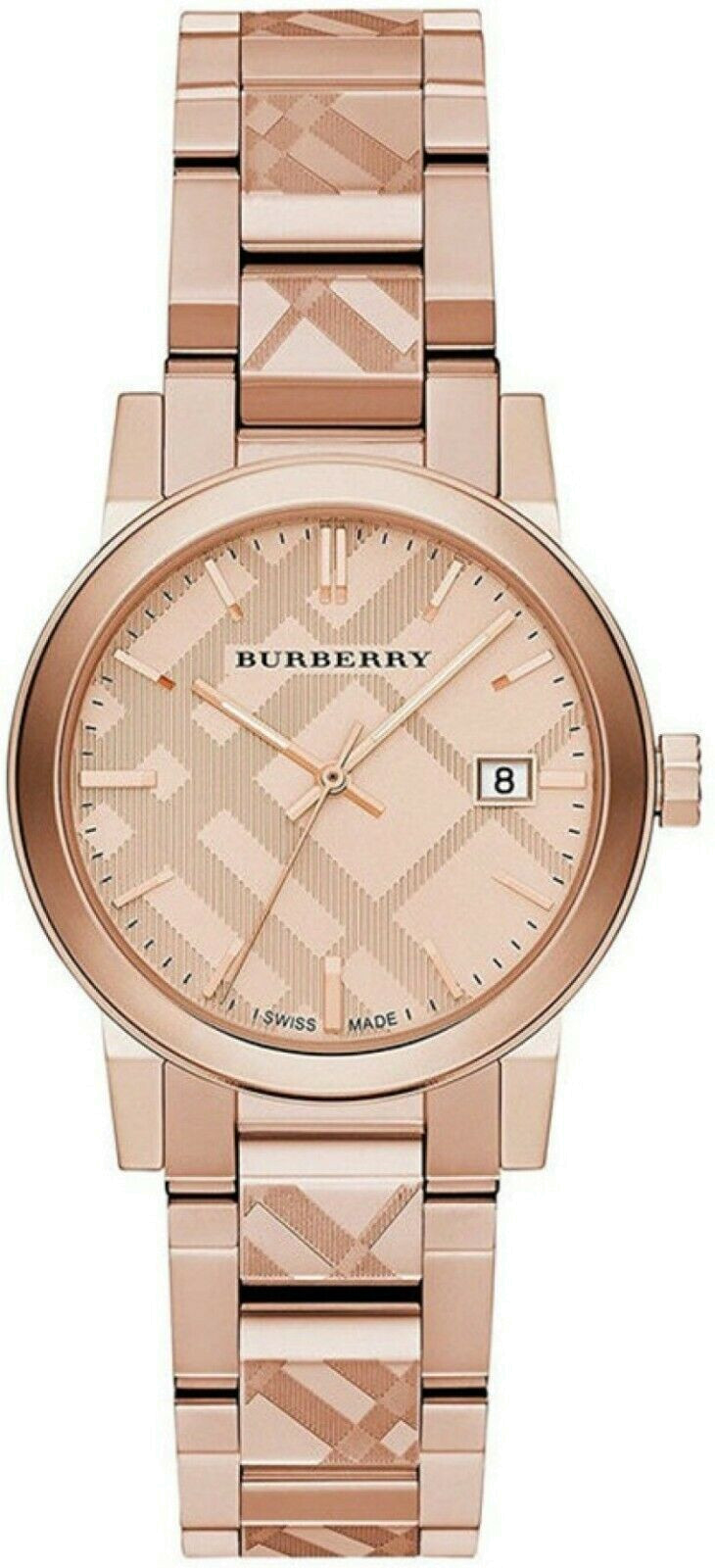 Montre Femme Burberry BU9235 The City Acier Rose Gold Swiss Made