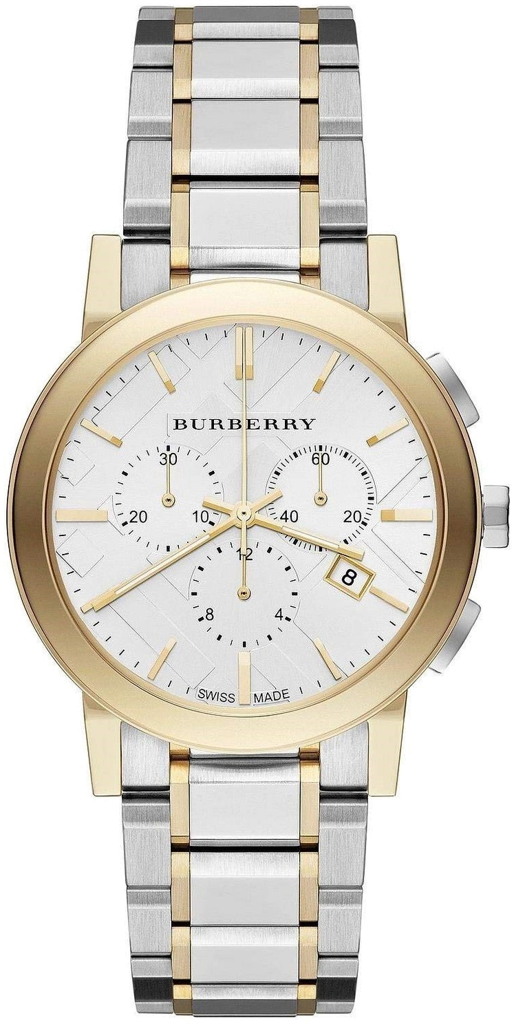 Montre Burberry BU9751 The City Bracelet Acier Bicolore Argent et Or