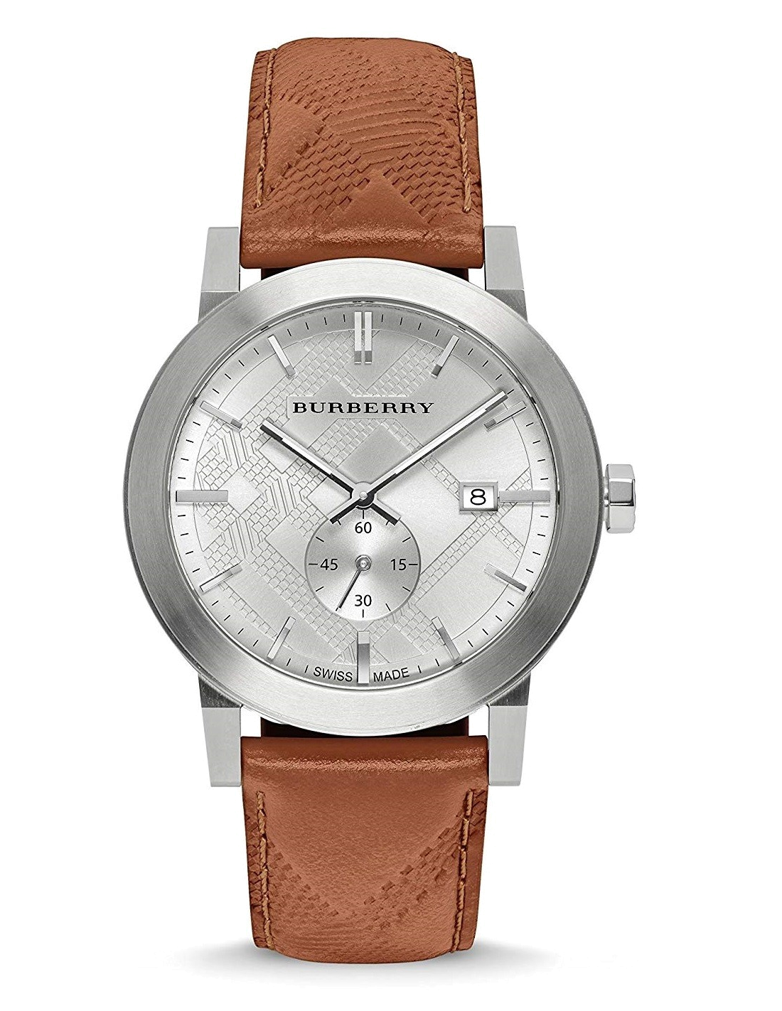 Montre Homme Burberry BU9904 bracelet cuir marron