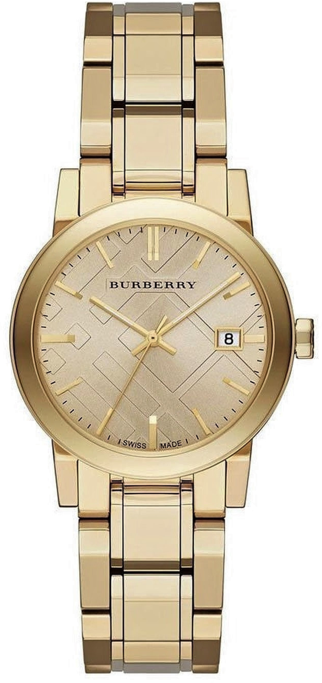 Montre Femme Burberry BU9134 The City Acier Doré