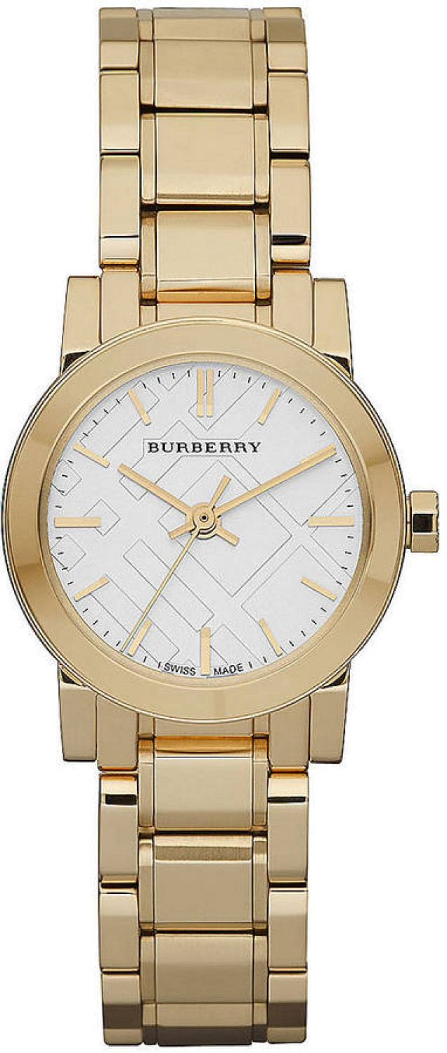 Montre Femme Burberry BU9203 Heritage Acier Doré Jaune Swiss Made