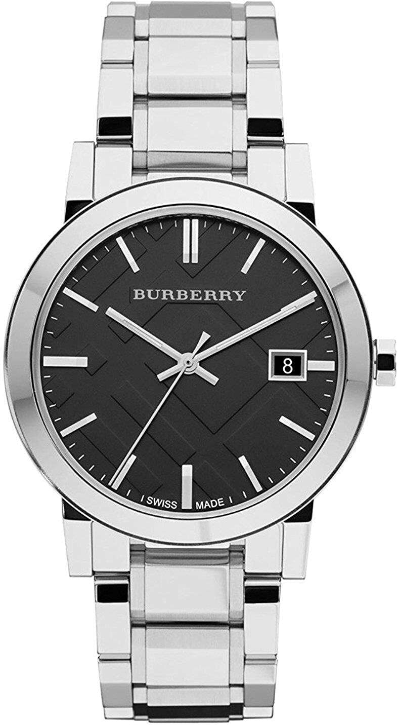 Montre Burberry The City BU9001 Swiss Made Bracelet acier cadran noir