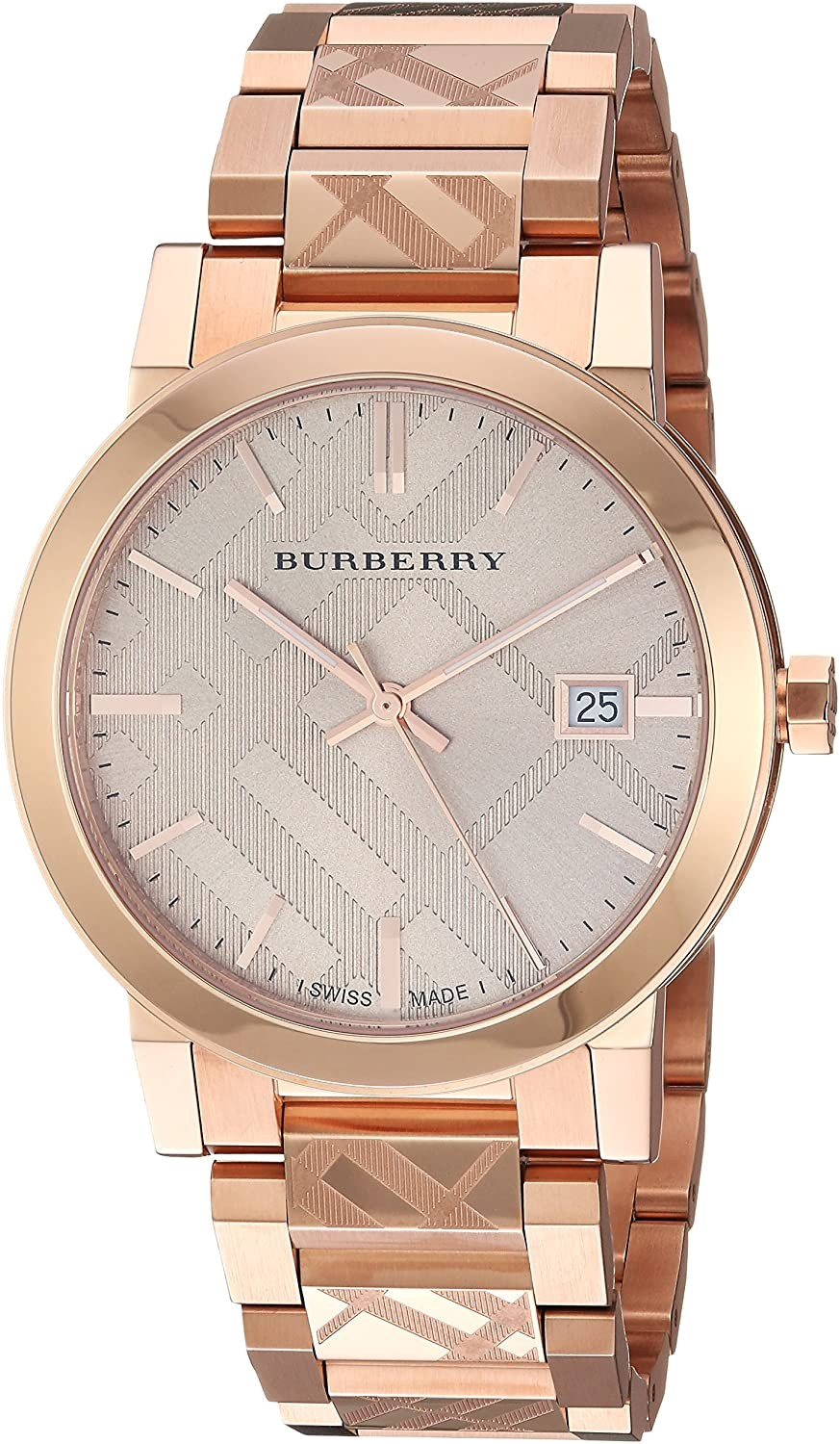 Montre Burberry BU9039 en Acier Inoxydable Or Rose 38 mm