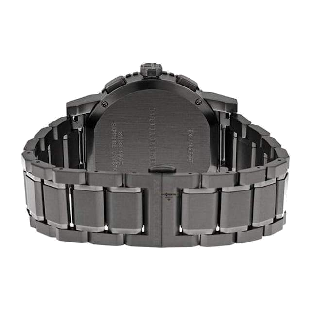 Montre Homme Burberry BU9381 Chronographe Sport en Acier Gris Swiss Made vue 2