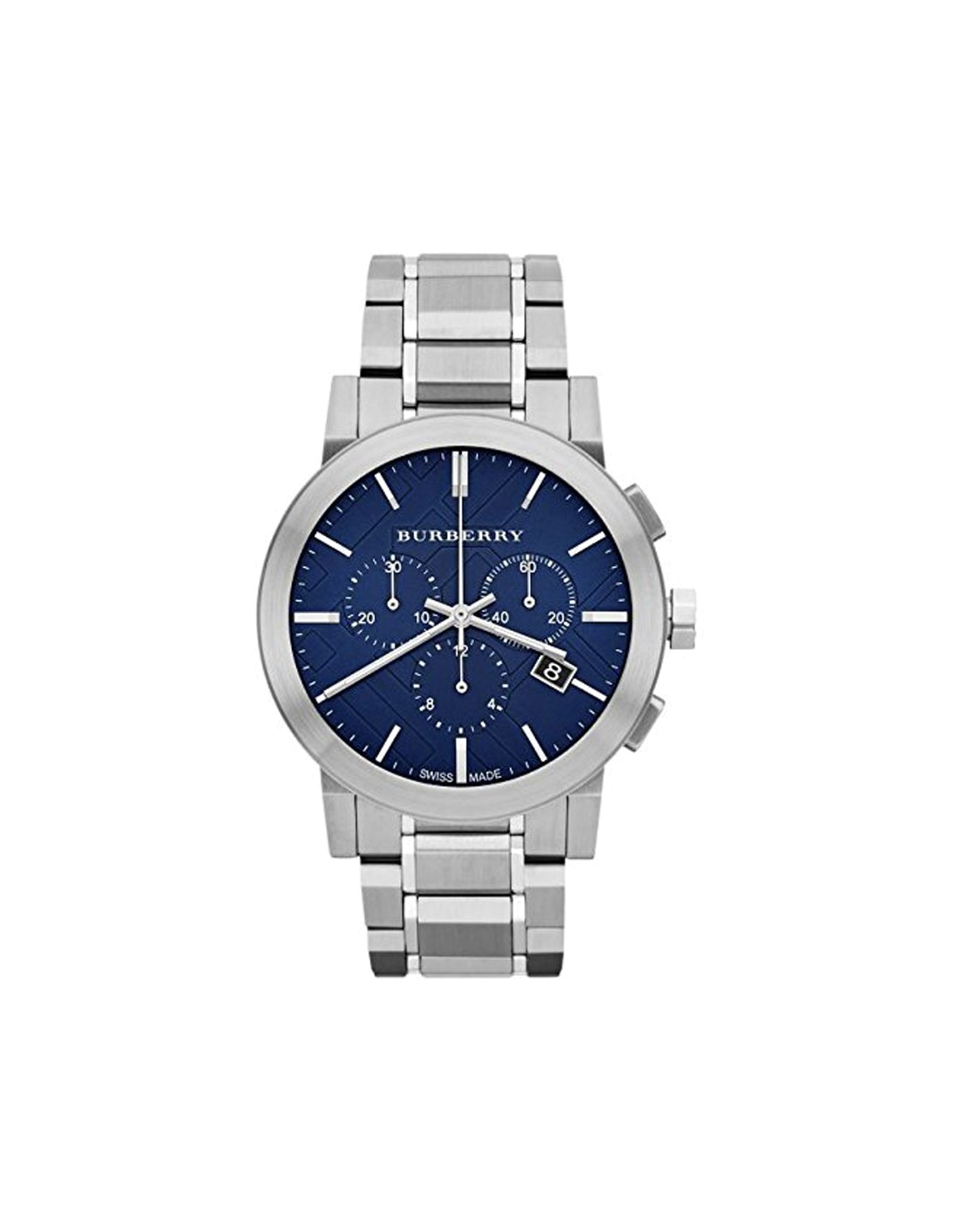 Montre Homme Burberry BU9363 The City Chronomètre cadran bleu