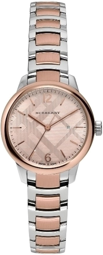 Montre Femme Burberry BU10117 Classic Round Bracelet Bicolore