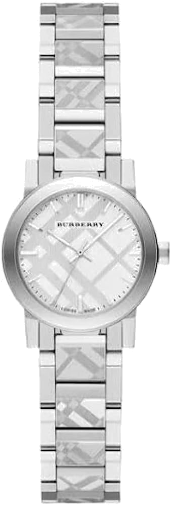 Montre Femme Burberry BU9233 Acier Argenté Swiss Made The City