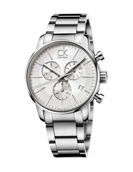 Montre Homme Calvin Klein City K2G27146 chronomètre sport en acier