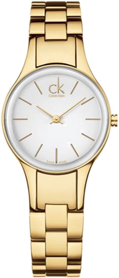 Montre Femme Calvin Klein Simplicity K4323212 Acier Doré Swiss Made