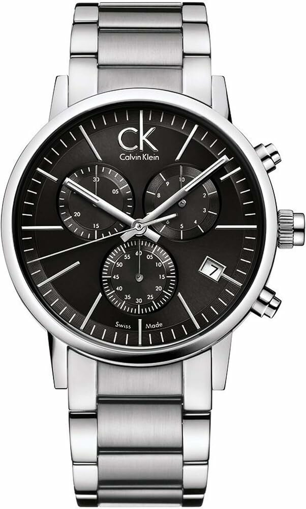 Calvin Klein K7627161 — montre quartz 37mm noir — Montres Outlet