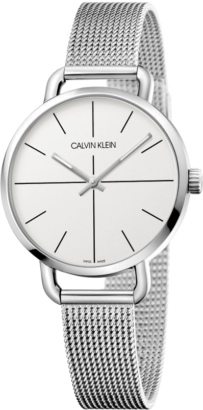 Montre Unisexe Calvin Klein Even K7B23126 Acier Argenté Maille Milanaise