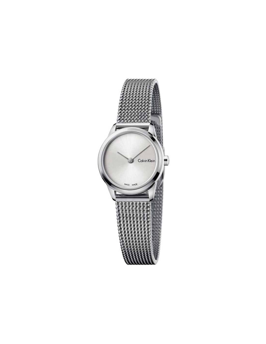 Montre Femme Calvin Klein K8G23126 Maille Milanaise Argentée Swiss Made