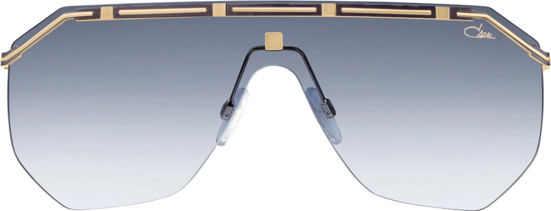 Lunettes de soleil Cazal 9089 masque pilote - Monture métal - Unisexe vue 2