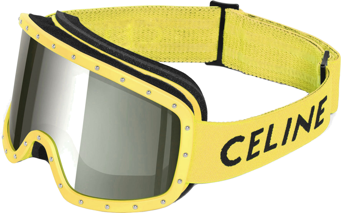 Masque de Ski Unisexe Celine CL40196UYW Jaune