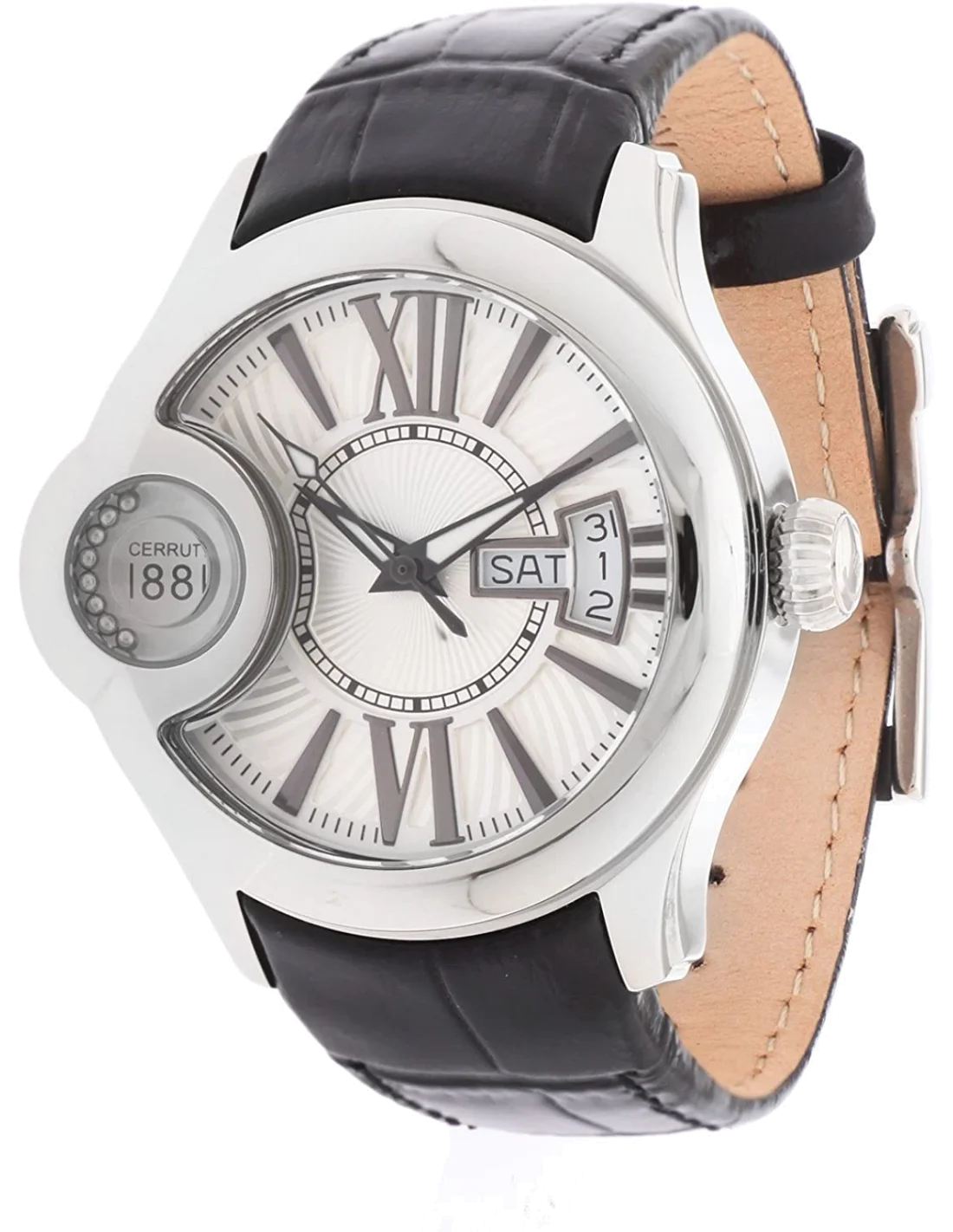 Montre Femme Cerruti 1881 CRM043A212F Bracelet cuir noir