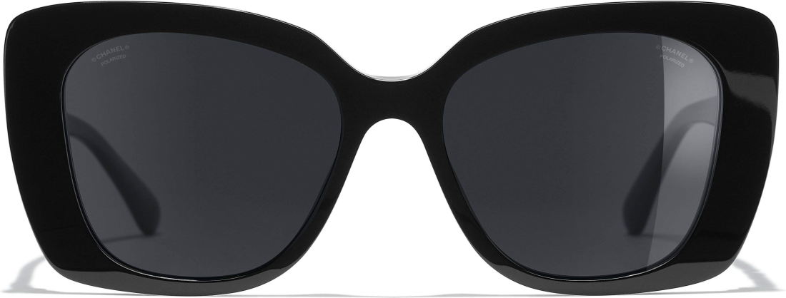 Lunettes de soleil Chanel 5422-B Noir pour Femme vue 2