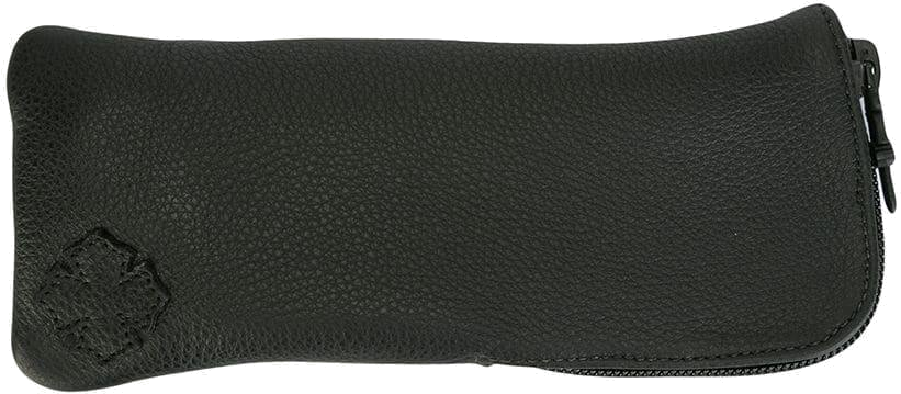 Lunettes de soleil Chrome Hearts Réf. 110033 - Monture ronde métal doré, verres marron minéraux - Unisexe vue 6