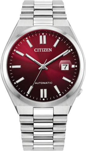 Montre Citizen NJ0150-56W Automatique Cadran Rouge Acier