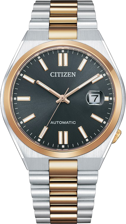 Montre Automatique Citizen Tsuyosa NJ0154-80H bracelet bicolore doré rose