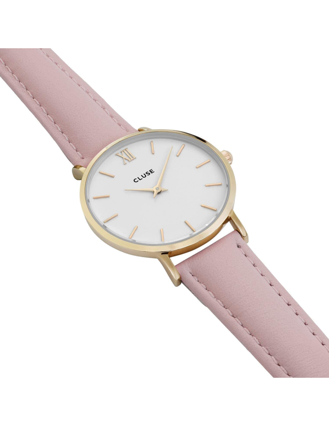 Détail bracelet cuir Cluse CL30020 — Montres Outlet