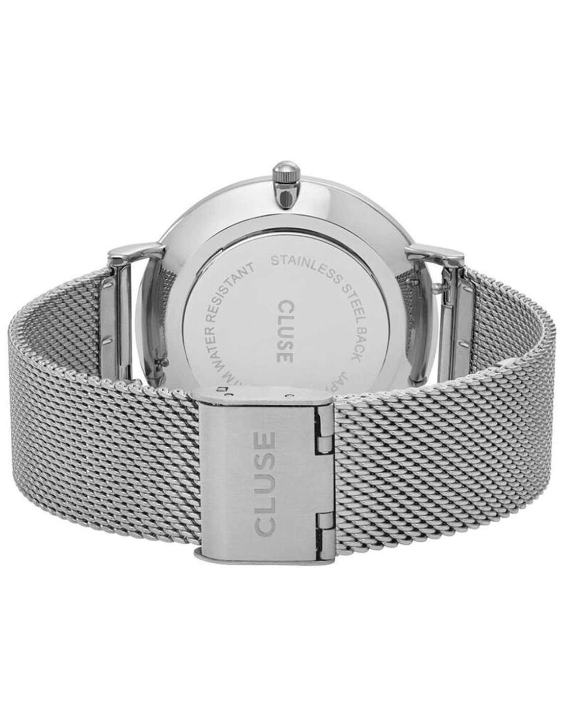 Détail du bracelet métallique Cluse CL18105